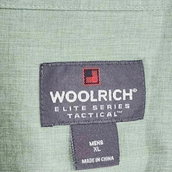 Woolrich Outdoor Men's Short sleeve Shirt Size XL Button down 2278 - Picture 5 of 8